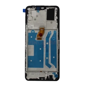 Дисплей с рамкой для Honor X7/Play6/Huawei Enjoy 30 Plus с тачскрином (черный) - Оригинал