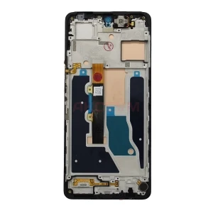 Дисплей с рамкой для Infinix Note 30 Pro с тачскрином (черный) - Оригинал
