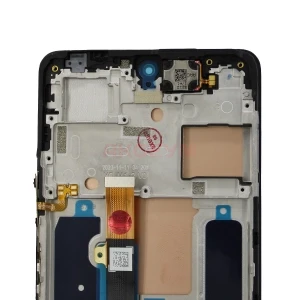 Дисплей с рамкой для Infinix Note 30 Pro с тачскрином (черный) - Оригинал