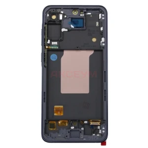 Дисплей с рамкой для Samsung Galaxy A55 5G (A556E) с тачскрином (черный) - OLED