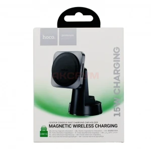 Автомобильный держатель Hoco HW16 (MagSafe 15W/на приборную панель) (черный)