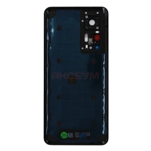 Задняя крышка для Xiaomi 12T (матовая) черная - Премиум