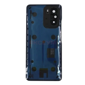 Задняя крышка для Xiaomi Poco F3 (черная) - Премиум