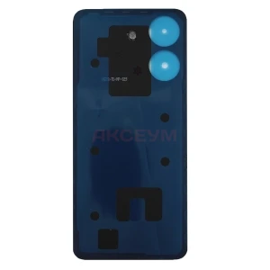 Задняя крышка для Xiaomi Redmi 13C 4G (черная) - Премиум
