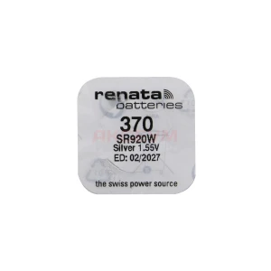 Батарейка 370/SR920W/SR69 Renata Silver 1.55V