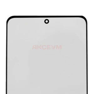 Стекло для Xiaomi Poco X6 5G с OCA пленкой (черное) - Оригинал (Mitsubishi)