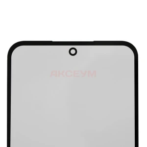 Стекло дисплея для Samsung Galaxy A35 5G (A356E) с OCA пленкой (черное) - Оригинал (Mitsubishi)
