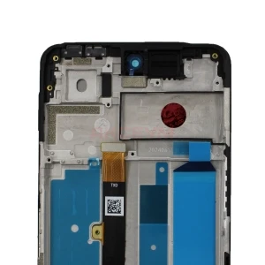 Дисплей с рамкой для Tecno Pova 6 Neo с тачскрином (черный) - Оригинал