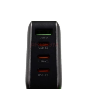 Сетевая зарядка USB/Type-C Borofone BAS57A (67W/QС3.0/PD/GaN) черная