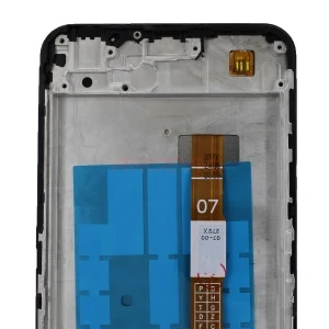 Дисплей с рамкой для Vivo Y35 с тачскрином (черный) - Оригинал