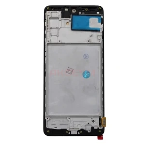 Дисплей с рамкой для Samsung Galaxy M51 (M515F) с тачскрином (черный) - OLED