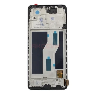 Дисплей с рамкой для Xiaomi Redmi Note 10 Pro 4G с тачскрином (черный) - OLED