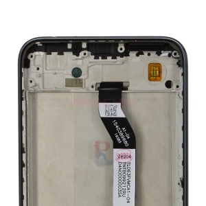 Дисплей с рамкой для Xiaomi Redmi Note 8T с тачскрином (черный) - Оригинал