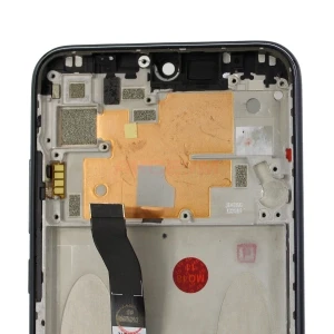Дисплей с рамкой для Xiaomi Redmi Note 8T с тачскрином (черный) - Оригинал