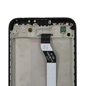 Дисплей с рамкой для Xiaomi Redmi Note 8/8 2021 с тачскрином (черный) - Оригинал