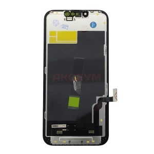 Дисплей для iPhone 13 с тачскрином (площадка под IC) черный - Soft OLED