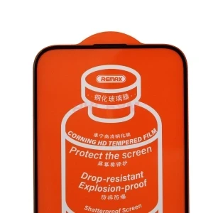 Защитное стекло для iPhone 16 Pro Remax Medicine Glass GL-83 (черное) - сверхпрочное