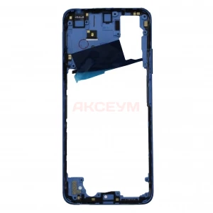 Средняя часть для Xiaomi Poco M4 Pro 4G (синяя)