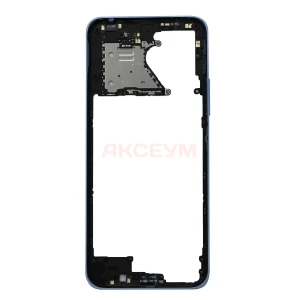 Средняя часть для Xiaomi Redmi 12 4G (голубая)