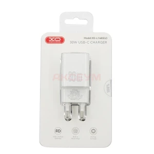 Сетевая зарядка Type-C XO L148 (30W/PD) белая