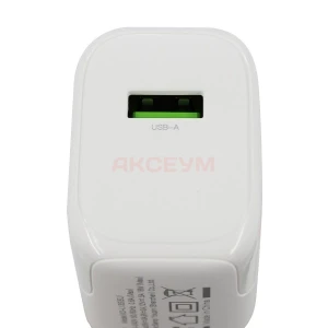 Сетевая зарядка USB XO L135 (18W/QC3.0) белая