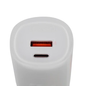 Сетевая зарядка USB/Type-C XO L151 (30W/QС3.0/PD) белая