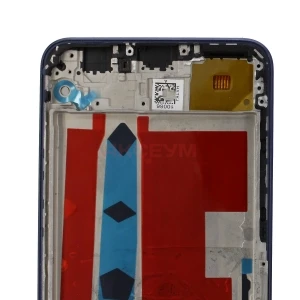 Дисплей с рамкой для Honor X8 с тачскрином (синий) - Оригинал