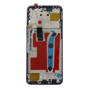 Дисплей с рамкой для Honor X8 с тачскрином (синий) - Оригинал