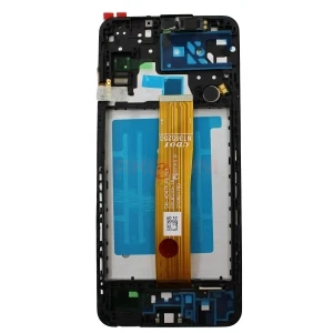 Дисплей с рамкой для Samsung Galaxy A04s (A047F) с тачскрином (черный) - Оригинал REF