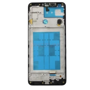Дисплей с рамкой для Samsung Galaxy M32 (M325F) с тачскрином (черный) - (In-Cell) - Премиум