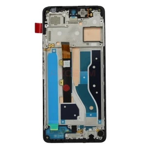 Дисплей с рамкой для Tecno Camon 20 Pro 4G/20 с тачскрином (черный) - Оригинал
