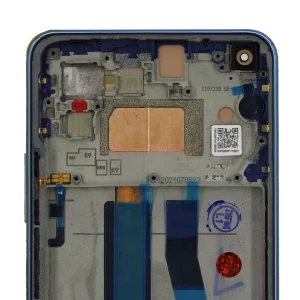 Дисплей с рамкой для Xiaomi 11 Lite 5G NE/Mi 11 Lite 4G/5G с тачскрином (синий) - Оригинал