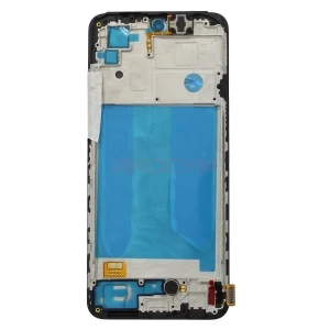 Дисплей с рамкой для Xiaomi Redmi Note 10/10S/Poco M5s с тачскрином (черный) - In-Cell - Премиум