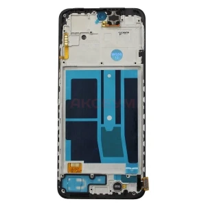 Дисплей с рамкой для Xiaomi Redmi Note 11/Poco M4 Pro 4G с тачскрином (черный) - In-Cell - Премиум