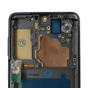 Дисплей с рамкой для Samsung Galaxy S21 (G991B) с тачскрином (серый) - In-Cell