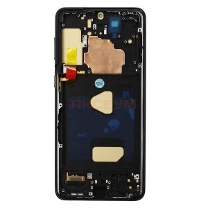 Дисплей с рамкой для Samsung Galaxy S21+ (G996B) с тачскрином (черный) - In-Cell