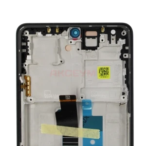 Дисплей с рамкой для Xiaomi Redmi Note 13 Pro 4G с тачскрином (черный) - Оригинал SP