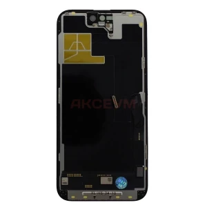 Дисплей для iPhone 14 Pro Max с тачскрином (площадка под IC) черный - Hard OLED