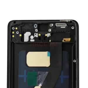 Дисплей с рамкой для Samsung Galaxy S21 Ultra (G998B) с тачскрином (черный) - In-Cell
