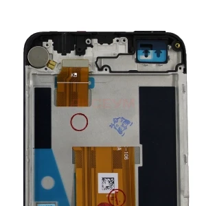 Дисплей с рамкой для Realme C61 (черный) - Оригинал