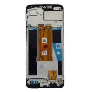 Дисплей с рамкой для Realme C61 (черный) - Оригинал