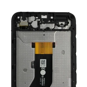 Дисплей с рамкой для Tecno Spark Go 1 с тачскрином (черный) - Оригинал