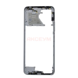 Средняя часть для Xiaomi Redmi 12 4G (серебро)