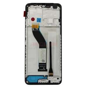 Дисплей с рамкой для Xiaomi Redmi 14C/Poco C75 (черный) - Оригинал