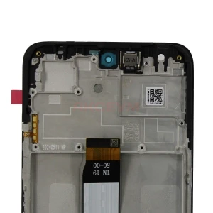Дисплей с рамкой для Xiaomi Redmi 13 4G с тачскрином (черный) - Оригинал
