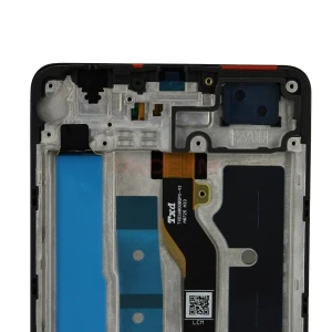 Дисплей с рамкой для Infinix Hot 40 Pro (черный) - Оригинал