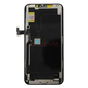 Дисплей для iPhone 11 Pro Max с тачскрином (площадка под IC) черный - Hard OLED