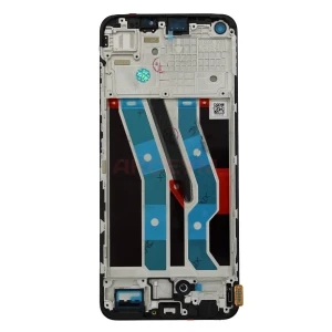 Дисплей с рамкой для Realme 10 4G с тачскрином (черный) - OLED