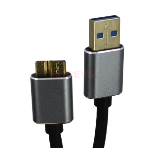 Кабель интерфейсный USB 3.0 (M) - Micro-B (2 м) Черный
