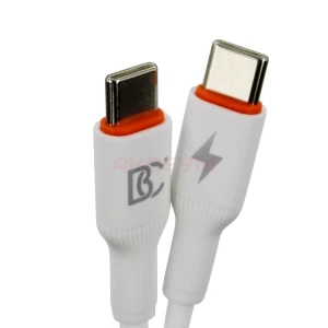 Кабель Type-C - Type-C BC X81 Soft (PD) белый